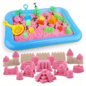 1 Set Indoor Space Toys Cardboard Packaging Sand Toys, Includes Magic Sand That Doesn't Stick To Hands, Random Color And Style, Perfect For Christmas And New Year Gifts,Toys,Sensory Toys,Sand