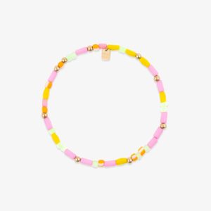 Sarita Mixed Seed Bead Stretch Anklet