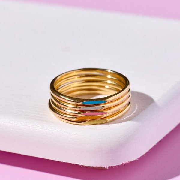 Headliner Enamel Ring Stack - Image 5