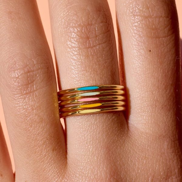 Headliner Enamel Ring Stack - Image 2