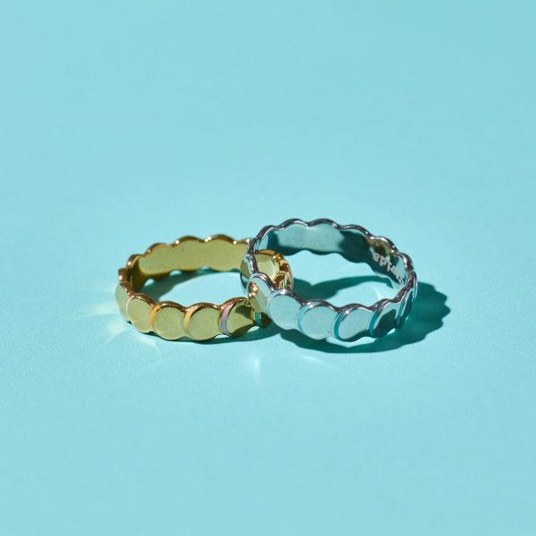 Scallop Enamel Ring Band - Image 5