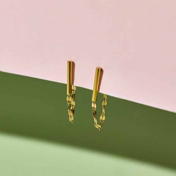 Delicate Ear Wire Earrings - Image 4