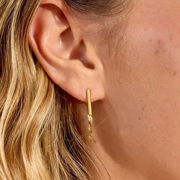 Delicate Ear Wire Earrings - Image 2