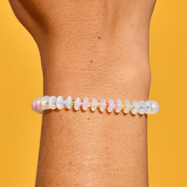 Iridescence Bead Stretch Bracelet - Image 2