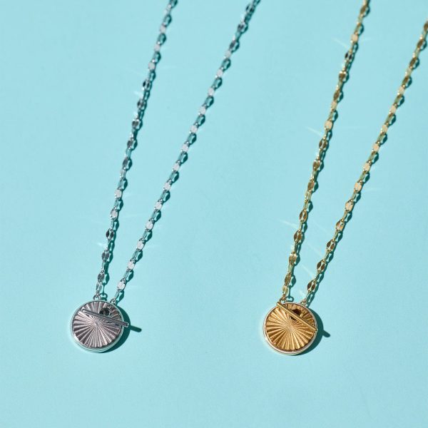 Starburst Disc Toggle Necklace - Image 7