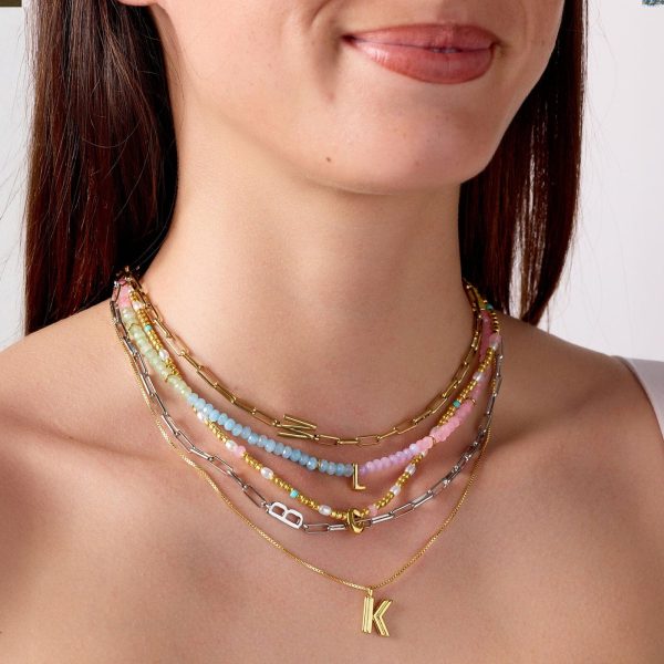 Initial Pendant Necklace - Image 2