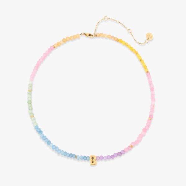 Initial Ombre Stone Bead Choker - Image 20