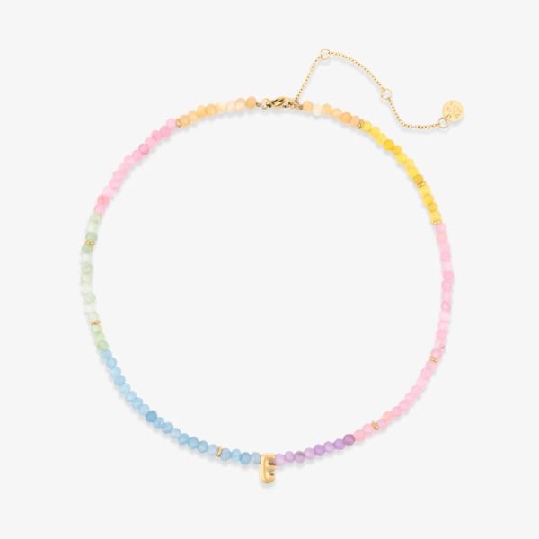 Initial Ombre Stone Bead Choker - Image 23
