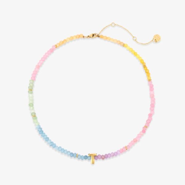 Initial Ombre Stone Bead Choker - Image 18