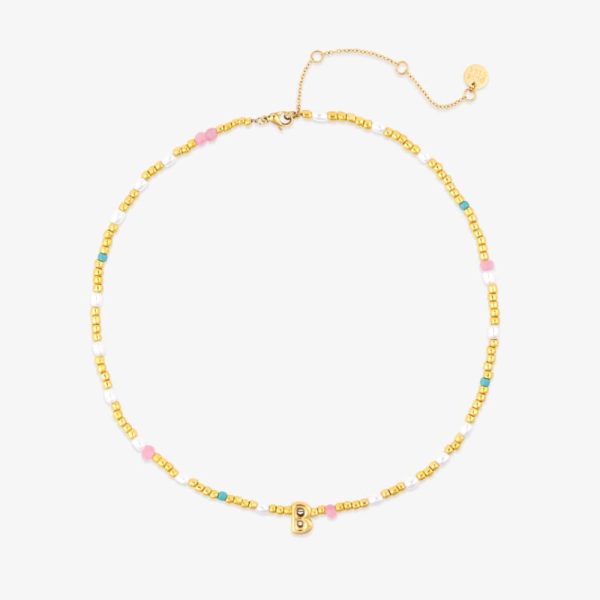 Initial Pearl & Seed Bead Choker - Image 20