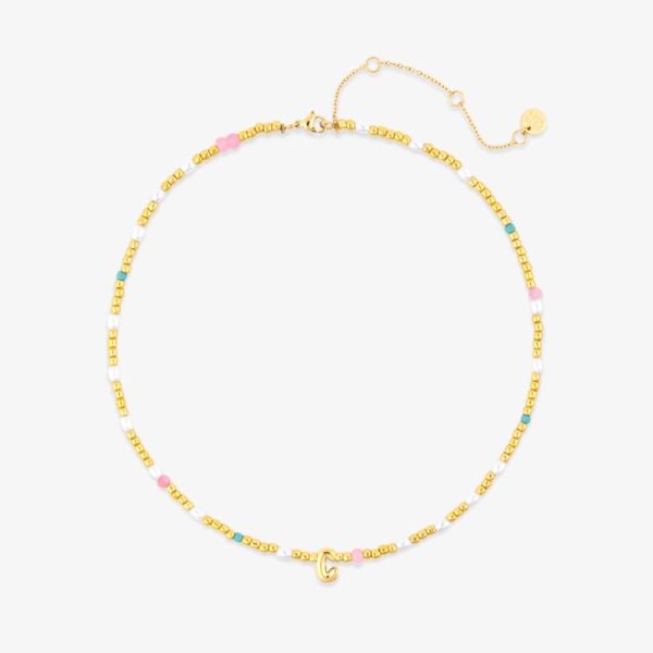 Initial Pearl & Seed Bead Choker - Image 21