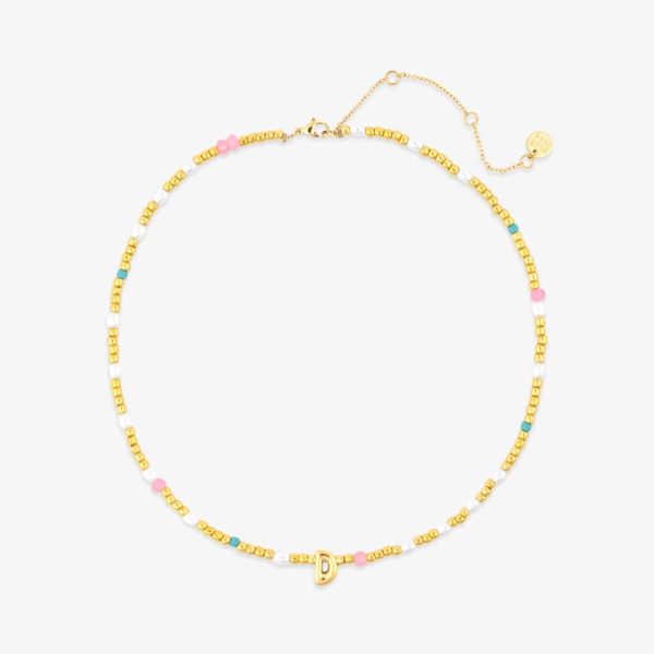 Initial Pearl & Seed Bead Choker - Image 22