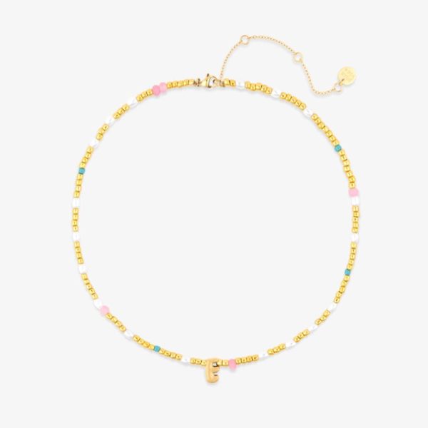 Initial Pearl & Seed Bead Choker - Image 23