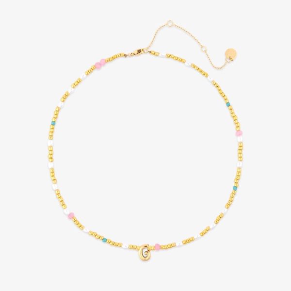 Initial Pearl & Seed Bead Choker - Image 24
