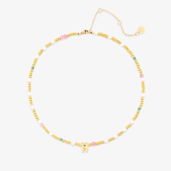 Initial Pearl & Seed Bead Choker - Image 25