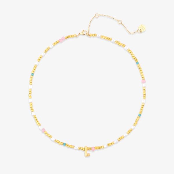 Initial Pearl & Seed Bead Choker - Image 12