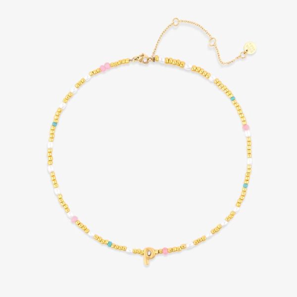 Initial Pearl & Seed Bead Choker - Image 15