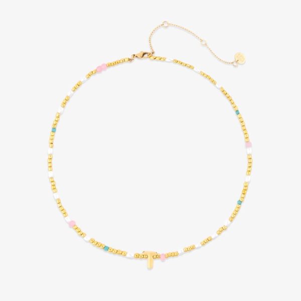Initial Pearl & Seed Bead Choker - Image 18