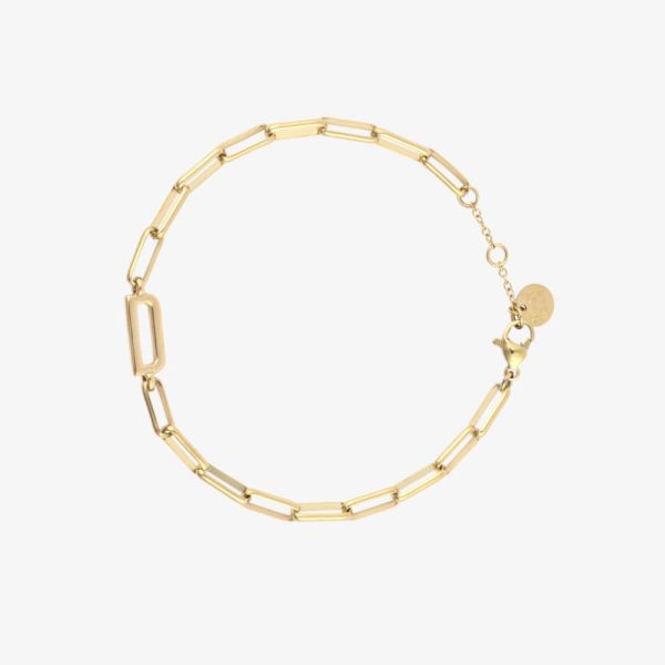 Initial Paperclip Chain Bracelet - Image 54
