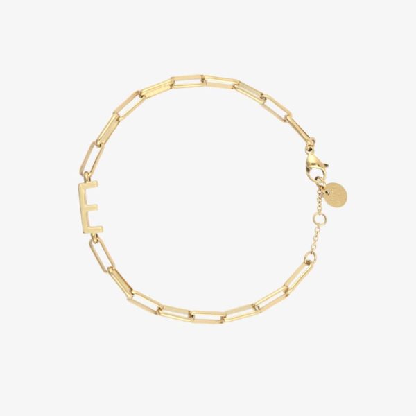 Initial Paperclip Chain Bracelet - Image 55
