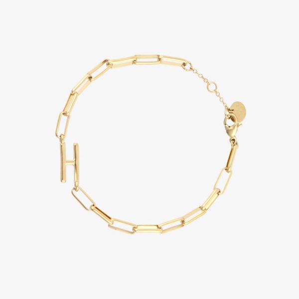 Initial Paperclip Chain Bracelet - Image 58