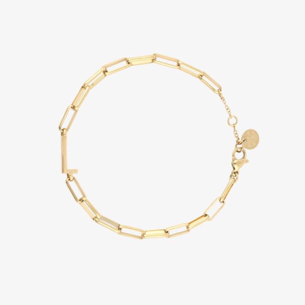 Initial Paperclip Chain Bracelet - Image 40