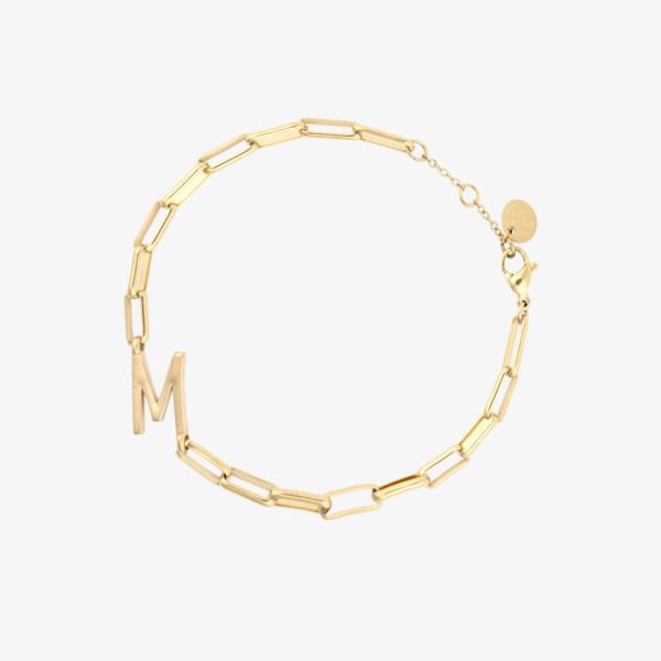 Initial Paperclip Chain Bracelet - Image 41