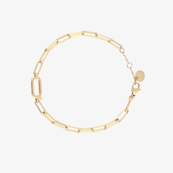 Initial Paperclip Chain Bracelet - Image 45
