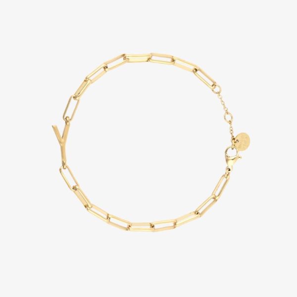 Initial Paperclip Chain Bracelet - Image 24