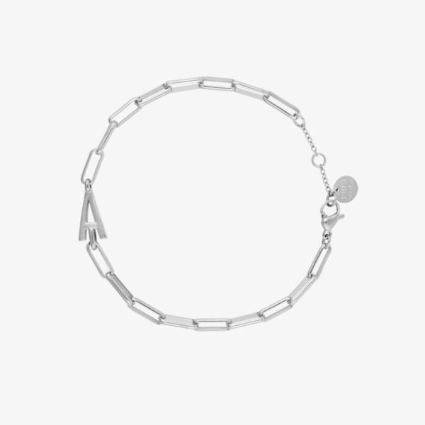 Initial Paperclip Chain Bracelet - Image 26