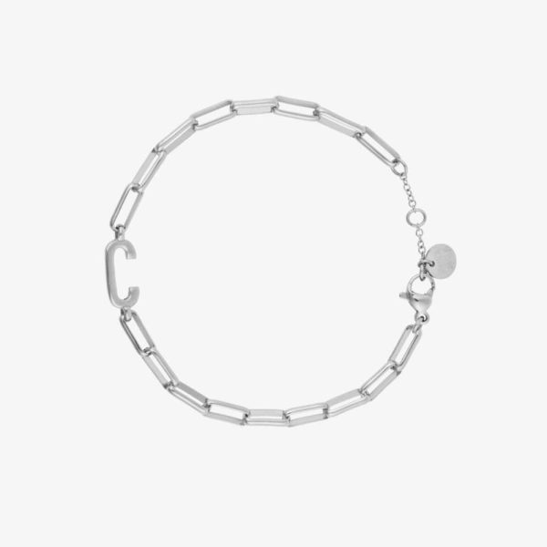 Initial Paperclip Chain Bracelet - Image 29