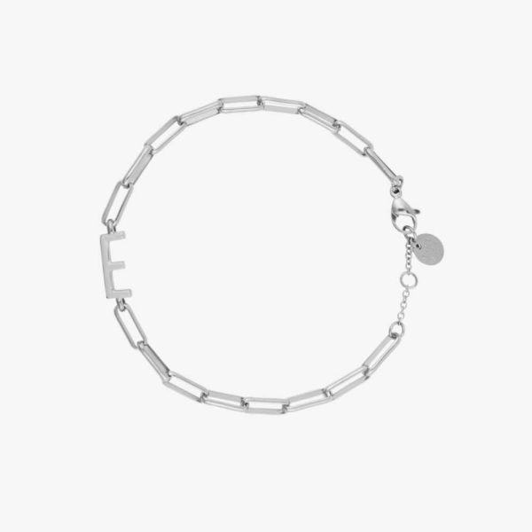 Initial Paperclip Chain Bracelet - Image 30