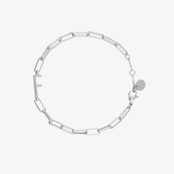 Initial Paperclip Chain Bracelet - Image 31