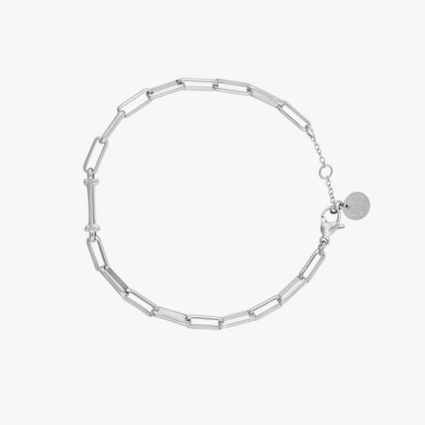 Initial Paperclip Chain Bracelet - Image 34