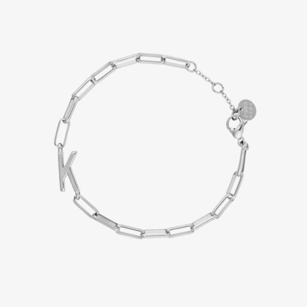 Initial Paperclip Chain Bracelet - Image 36