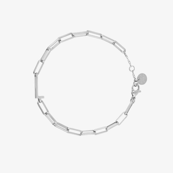 Initial Paperclip Chain Bracelet - Image 37