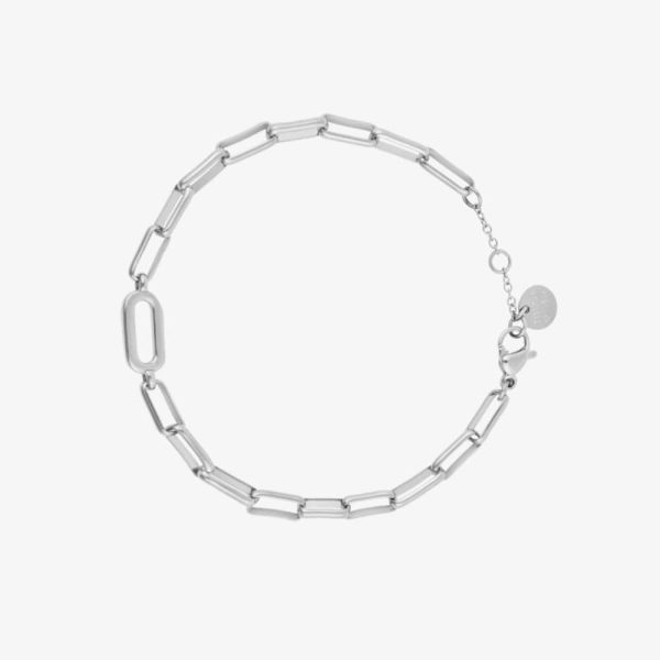 Initial Paperclip Chain Bracelet - Image 10