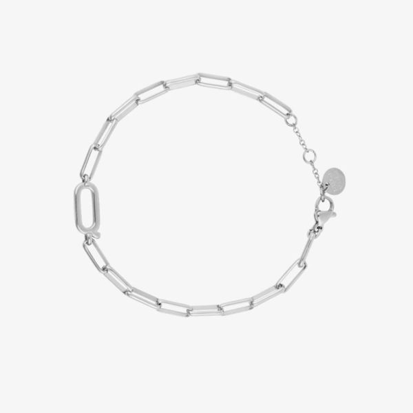 Initial Paperclip Chain Bracelet - Image 12