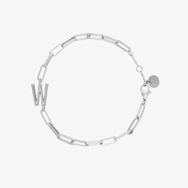 Initial Paperclip Chain Bracelet - Image 18