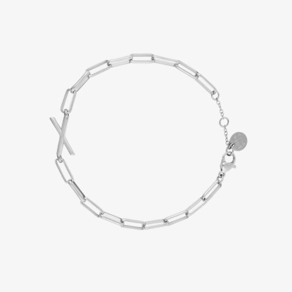 Initial Paperclip Chain Bracelet - Image 19
