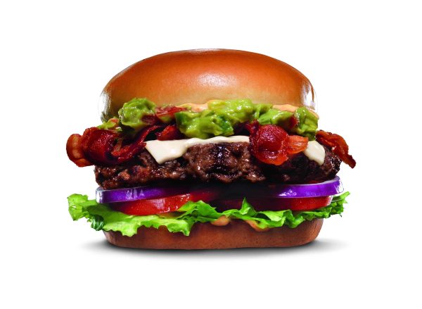 Guacamole Bacon Cheese Angus Beef Burger