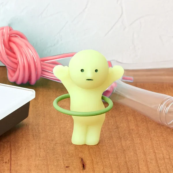 SMISKI Fitness Series Japanese Blind Box Dumbbell Sports Internet Celebrity Surprise Creative Luminous Doll Gift - Image 2