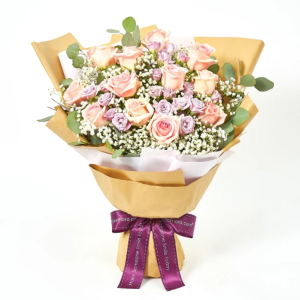 Pastel Garden - Premium Rose Bouquet