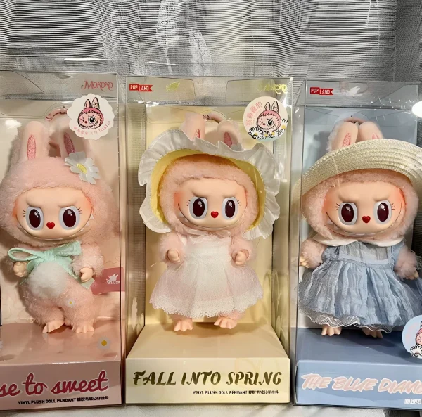 First, Second and Third Generation Sweetheart Series Vinyl Plush Dolls, Labub Park Limited MOKOKO Pop Mart