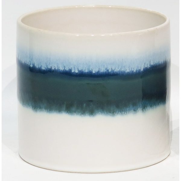 Blue and White Glaze Planter