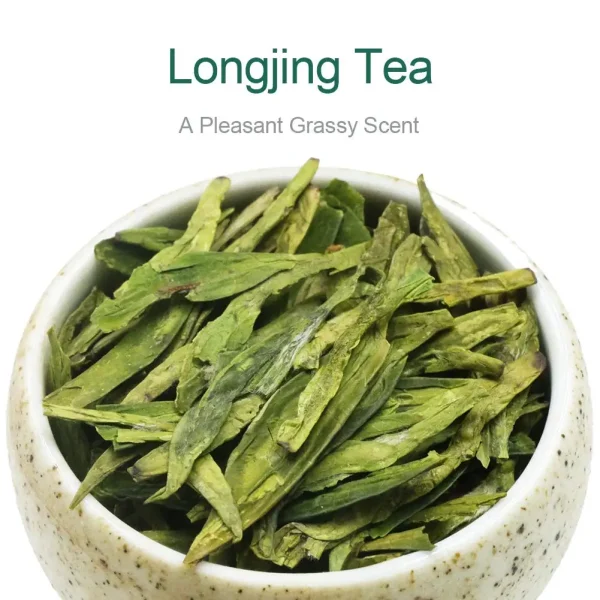 FullChea First Grade Natural Lung Ching Dragon Well 8oz/226g Longjing Dragonwell Chinese Green Tea Longjing Dragonwell Souvenirs - Image 5