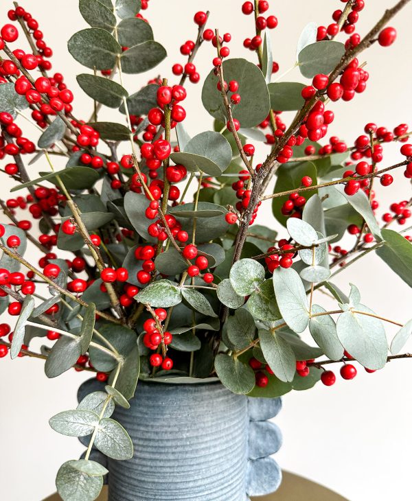 Berry Merry Red Ilex (arrives in vase) - Image 2