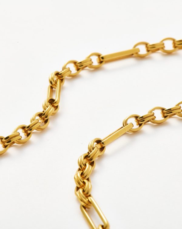 Axiom Chain Necklace | 18ct Gold Plated - Image 4