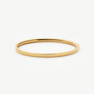Classic Hinged Bangle | 18ct Gold Vermeil