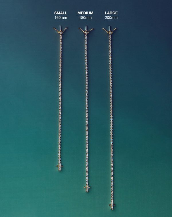 Classic Tennis Bracelet | 18ct Gold Vermeil Cubic Zirconia - Image 4
